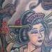 Tattoos - Geisha, Wind, Peonies, Cherry Blossoms and a Daffodil - 79369